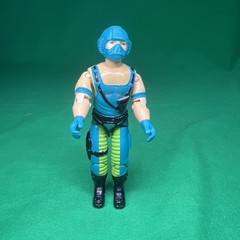 G.I. JOE 1984 COPPERHEAD Rare BLUE GLOVES Variant w/ Filecard Figure ARAH