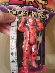 NEW SEALED Radical Sky Parachute Diver Red Figure Ja-Ru Toys