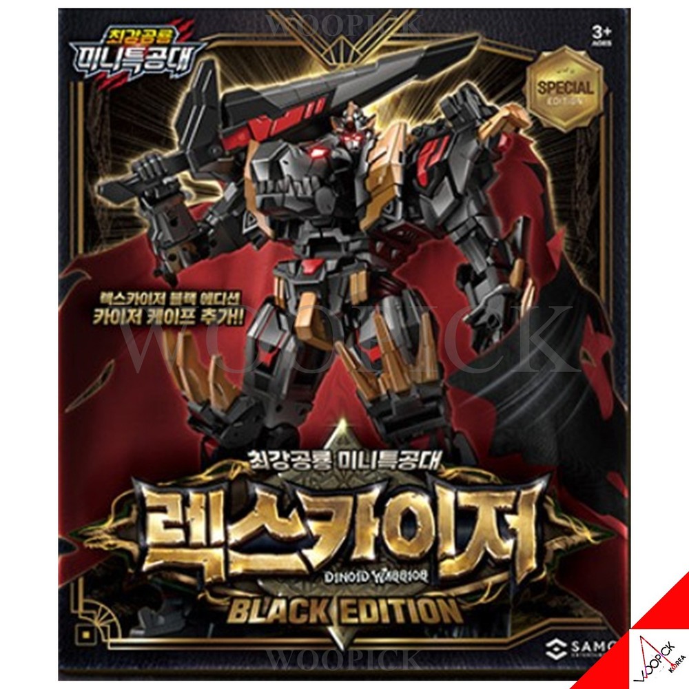 Miniforce Dinoid Warrior REX KAISER Legacy Black Edition Transformer Robot 2026