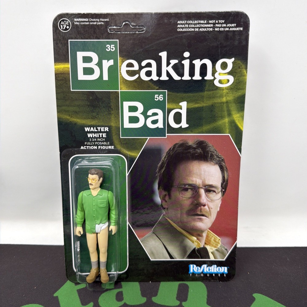 Breaking Bad Walter White Reaction Figures Funko X Super 7 Action Figure Unpunch