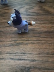 Bluey Figure SET Uncle Stripe Heeler Cousin Muffin Socks Lot of 3 Family Blue