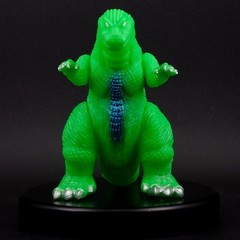 Sunguts Honpo Destroy All Monsters C Godzilla & Baragon Sofubi Figure Toho Kaiju