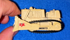 G.I. Joe Beige Bulldozer Die Cast Metal Collection Hasbro Maisto 2002