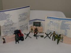 VINTAGE HASBRO G.I. JOE MG DEFENSE FEAT. ROCK ‘N ROLL, ROADBLOCK AND FIREFLY
