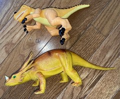 30+ Dinosaurs Plastic rubber Toy Action Figures Lot stegosaurus Imaginext T Rex