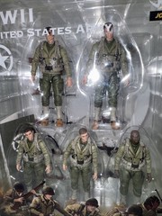 JOYTOY US 1/18 Soldiers Action Figure Lot WW II US Troopers United States Army