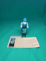 G.I. JOE 1984 COPPERHEAD Rare BLUE GLOVES Variant w/ Filecard Figure ARAH