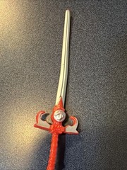 Vtg Thundercats Lion-O SWORD OF OMENS original 1985 RED & SILVER Accessory