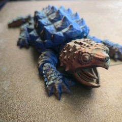6.5″ Snapping Turtle Articulated Figure 3D Print Toy Collectable Multi Color