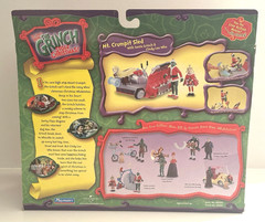 Playmates ~ SANTA GRINCH & CINDY LOU WHO w/MT. CRUMPIT SLED ~ Factory Sealed