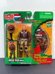 GI Joe vs Cobra Spy Troops WILD BILL 3.75″ Action Figure CD-Rom