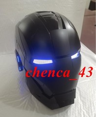 New in US!!! Black Iron Man 1:1 MK5 Helmet Jarvis Deformable Voice Control Mask