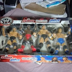 WWE Superstars RAW SmackDown Action Figure Set 4-Pack Boxed, Multicolor