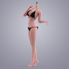ANT 1/6 T303P Normal Skin Slim Girl 12″ Female Seamless Action Figure Body Toys