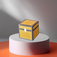 Pixel Blocks, Grass, Bricks, TNT, Chest, Cauldron, Furnace, 3D Printed