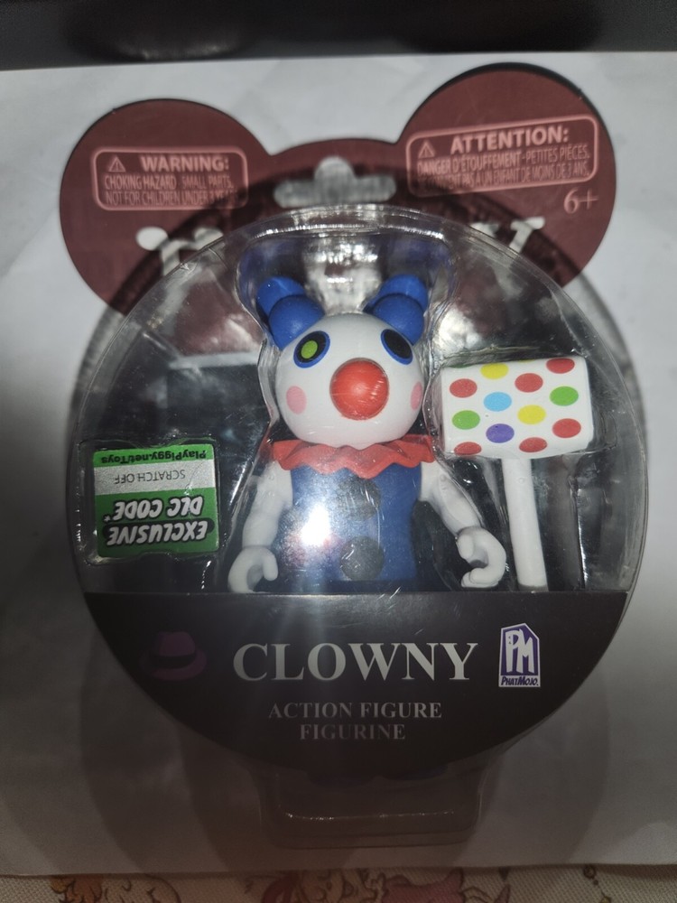 Roblox PIGGY Series 1 CLOWNY 3.5″ Action Figure Includes DLC Items NEW Foxy