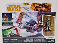 Hasbro Star Wars Force Link 2.0 Enfys Nest Swoop Bike with Action Figure NIB