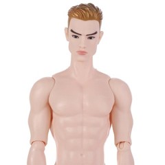 Strong Man 1/6 Male Doll White/Normal/Tan Action Figure Body DIY Toy