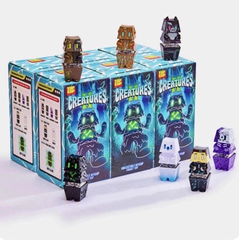 10x Tap Caps Series 2 SEALED Mystery Box – Creatures – IN HAND