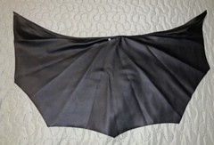 Custom Batman Wired Drape Leather Cape Only Dc Multiverse mcfarlane NOT FIGURE
