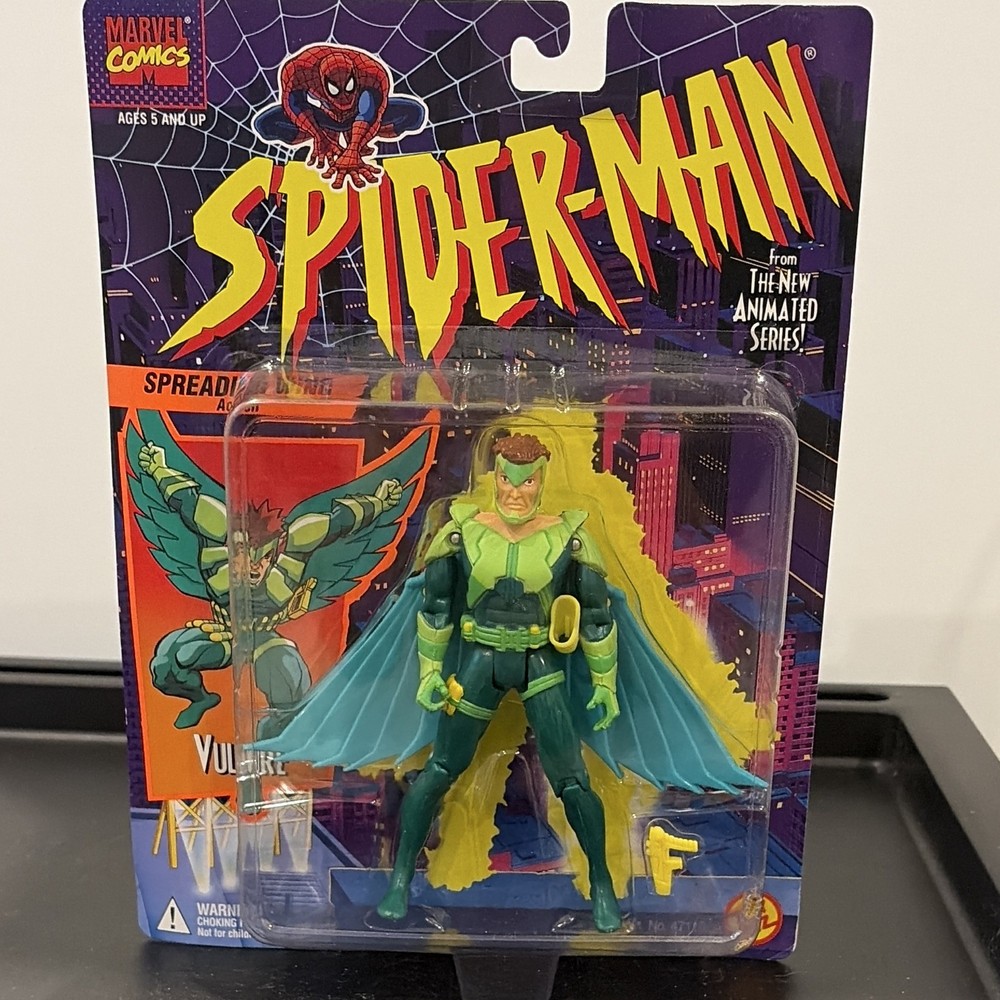 Toy Biz Spider-Man The New Animated Series Vulture Action Figure Carded