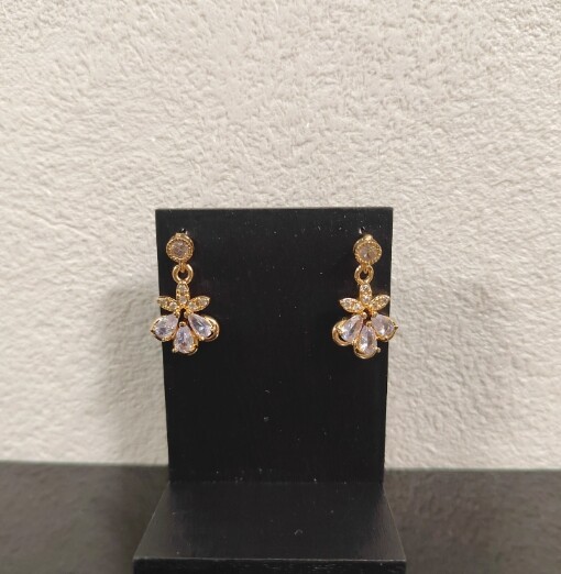 1/6 Scale 1 Pair Zirconia Earrings Jewellery Model For 12″ Female Action Figures