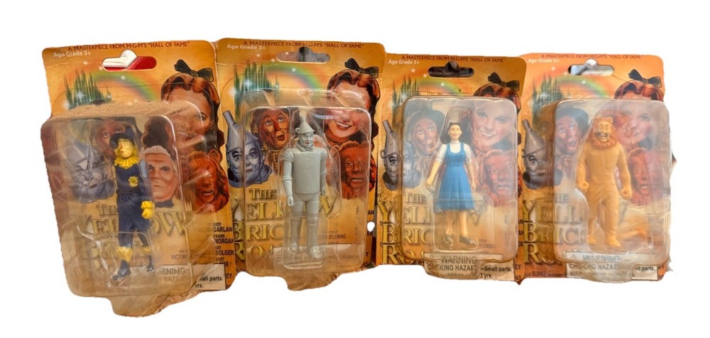 MGM Hall of Fame 2005 The Yellow Brick Road Figures Set of 4 The Wizard of Oz