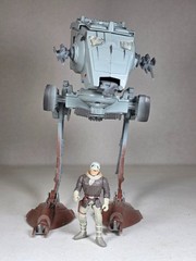 Star Wars AT-ST Scout Walker Vehicle 1995 Kenner Lucasfilm Vintage Missing Gun
