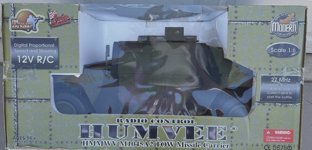 Modern 21st Century Ultimate Soldier 1:6 Humvee RC 12″ Figure Vehicle NEW IN BOX