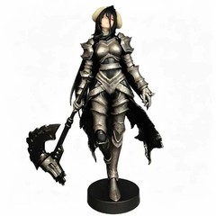 24cm OVERLORD Albedo Armor Figure Anime Collectible Birthday Gift