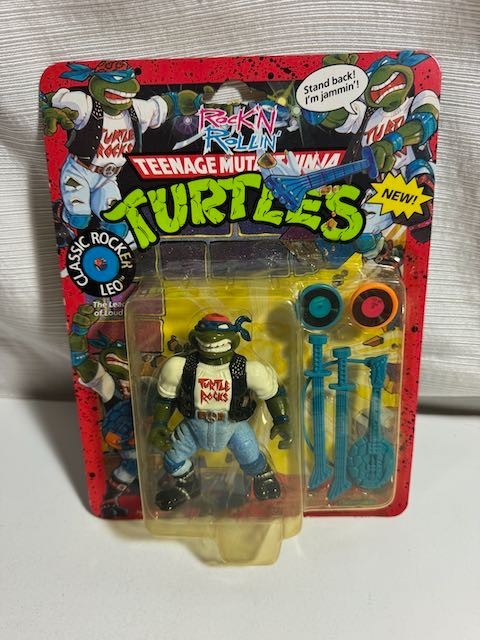 TMNT Teenage Mutant Ninja Turtles Classic Rocker Leo Sealed Playmates 1991