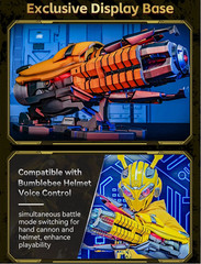 1:1 Wearable Killerbody Bumblebee Helmet or Bumblebee Arm Handcannon IN Stock
