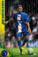 Competitive Toys 1/6 Neymar Jr Action Figure Brazil PSG Qatar World Cup 2022 New