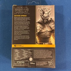 Star Wars Black Series: The Clone Wars – Savage Opress Figure Sealed