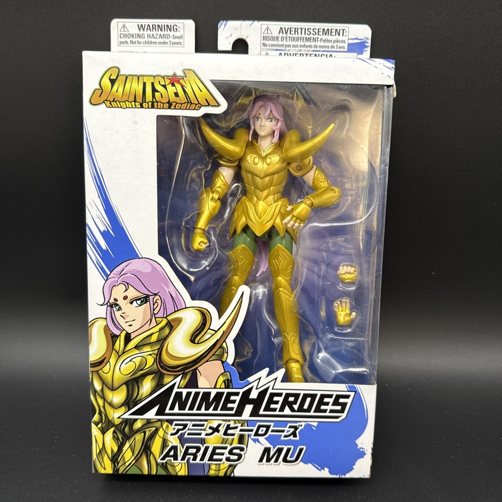 Saint Seiya: Knights of the Zodiac Aries Mu Anime Heroes Figure BANDAI New