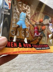NBA Michael Jordan Then & Now 4 Figures 1999 Chicago Bulls N Carolina All Stars