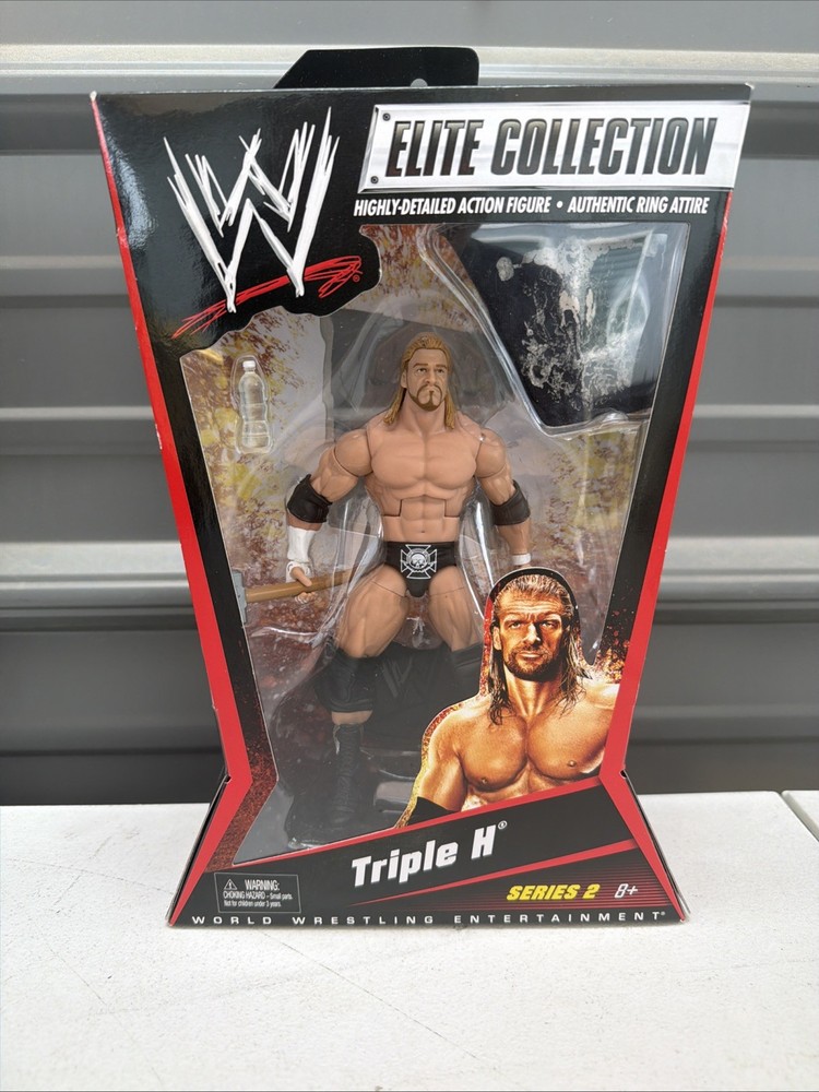 BNIB WWE TRIPLE H MATTEL ELITE COLLECTION SERIES 2 WRESTLING ACTION FIGURE