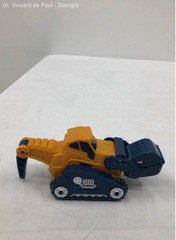 MIEBELY Toddler Robot Construction Vehicles Set – 5Pcs Transforming Yellow Great