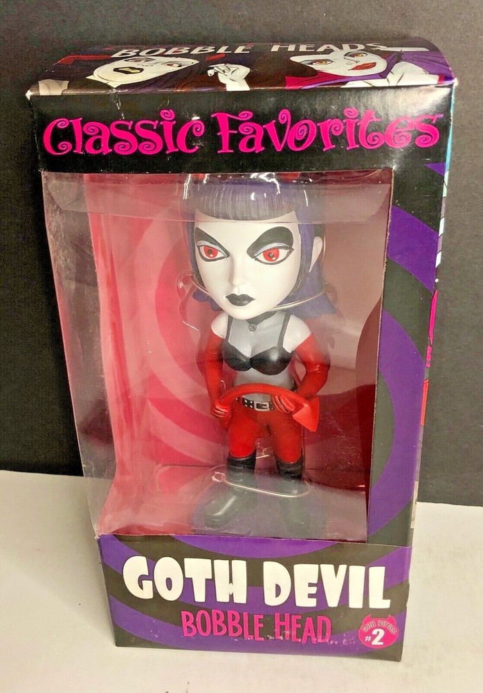 Classic Favorites Goth Hotties Holiday Friends Cupid Bobble Head 7″ EE U Pick