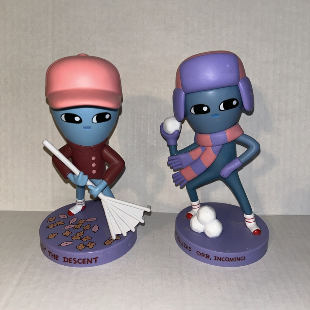 2021 Nathan Pyle, Strange Planet “Crystalized Orb, Incoming!” Figures