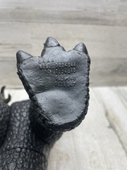 Vintage 80’s Godzilla 14 inch Red Black Green Large Posable Dor Mei Poseable