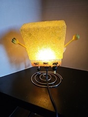 Nickelodeon SpongeBob Squarepants Electric Night Light Desk Lamp Plastic Resin