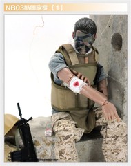 1/6 12inch Special Force Injured Soldier Army Action Figure Model for Collection