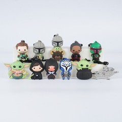 Star Wars Mandalorian Figural Keyring Blind Bag Mystery Pack Grogu Toy 1 Random