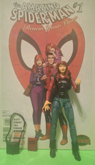Marvel Legends MARY JANE WATSON *CUSTOM* AMAZING SPIDER-MAN # 1-3 + GREAT COMIC
