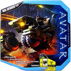 JAMES CAMERON,AVATAR RDA GRINDER VEHICLE,W/ MISSILE LAUNCHER,& I-TAG,KIDS 6+,NEW