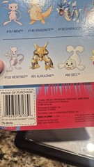 Hasbro Pokemon Movie 5-Pack Gyarados Dragonite Mew Growlithe Nidoking 1999 NIB