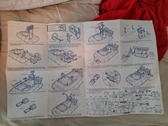 GI Joe 1984 Hovercraft Killer Whale 100% Complete, Unbroken Veins Blueprints 🔥