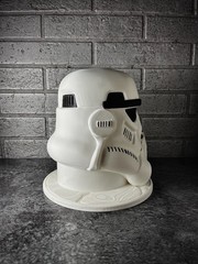 Star Wars Stormtrooper 3D Printed Bust Headphone Stand Gaming Desk Accessories