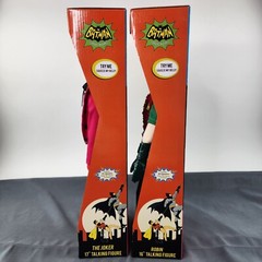 Batman 1966 Classic TV Series THE JOKER & ROBIN 17″ Talking Figure Set DC NEW